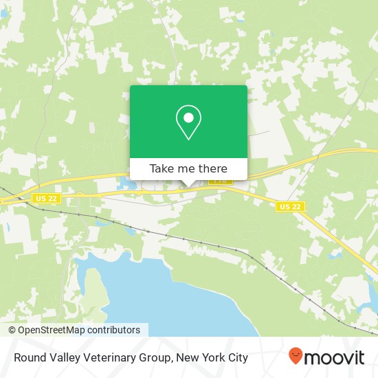 Mapa de Round Valley Veterinary Group