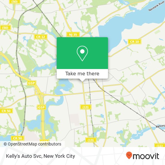 Mapa de Kelly's Auto Svc