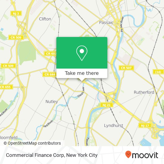 Commercial Finance Corp map