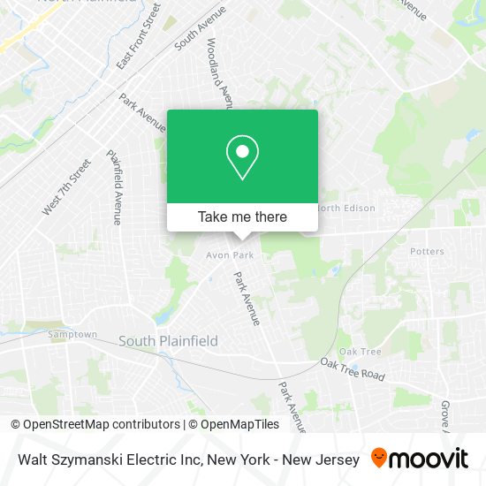 Mapa de Walt Szymanski Electric Inc