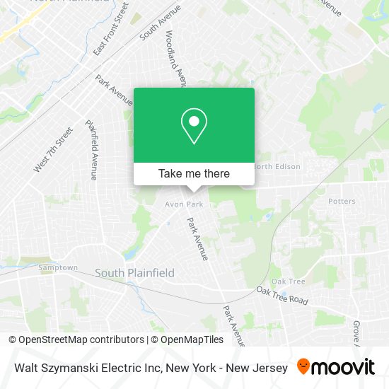 Walt Szymanski Electric Inc map