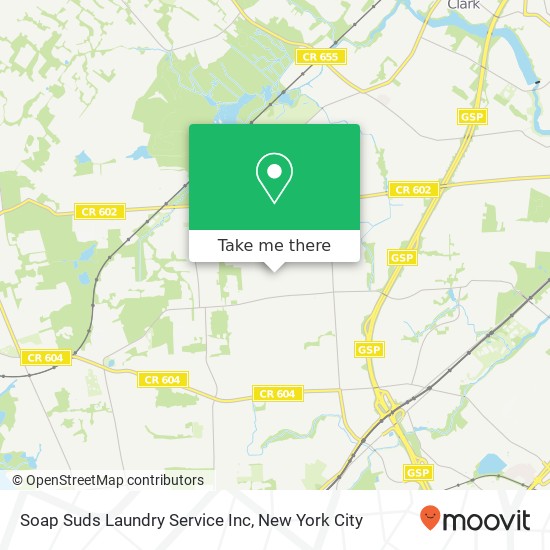 Soap Suds Laundry Service Inc map