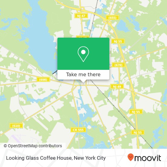 Looking Glass Coffee House map