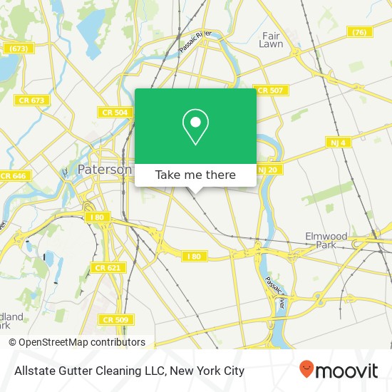 Mapa de Allstate Gutter Cleaning LLC