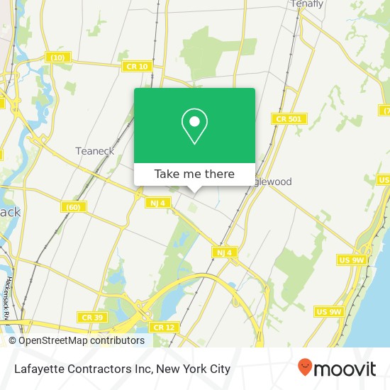 Lafayette Contractors Inc map