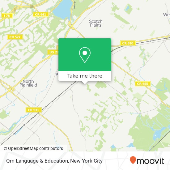 Qm Language & Education map