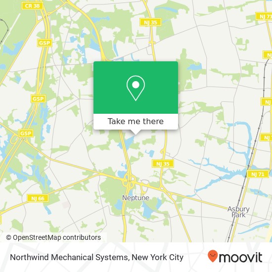 Northwind Mechanical Systems map