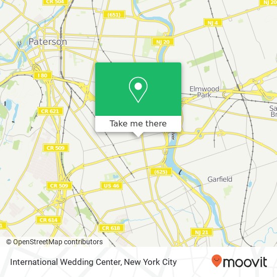 International Wedding Center map