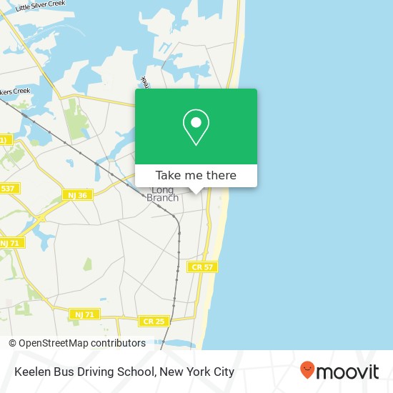 Mapa de Keelen Bus Driving School