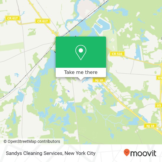Mapa de Sandys Cleaning Services