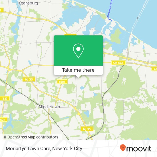 Mapa de Moriartys Lawn Care