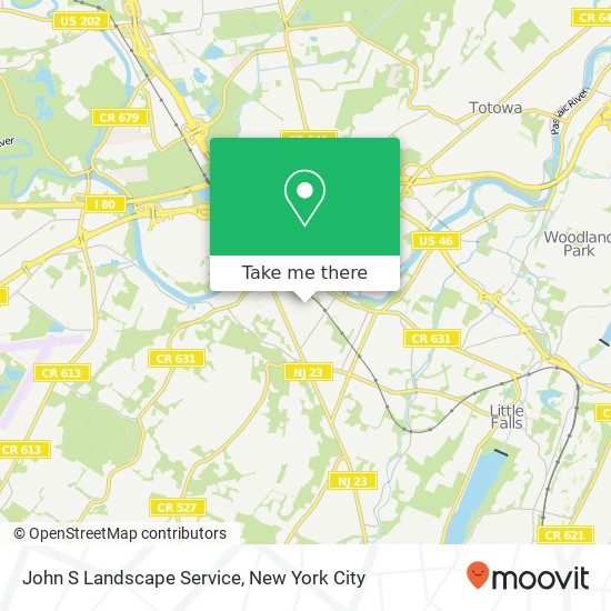 John S Landscape Service map