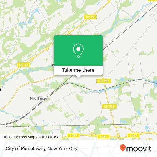 City of Piscataway map