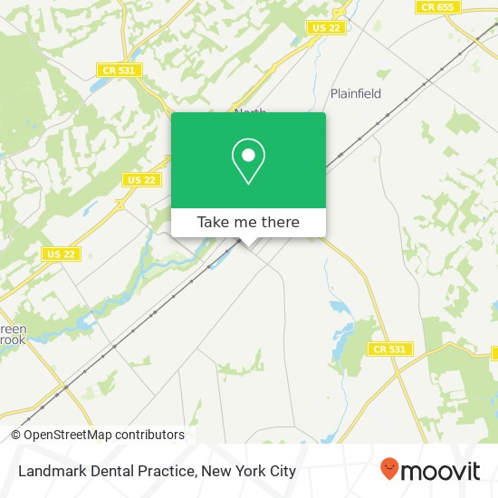 Landmark Dental Practice map