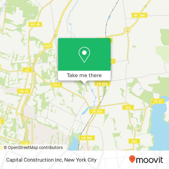 Capital Construction Inc map