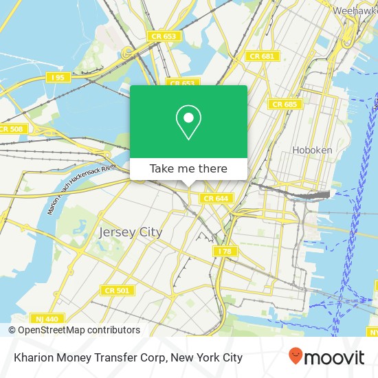Kharion Money Transfer Corp map