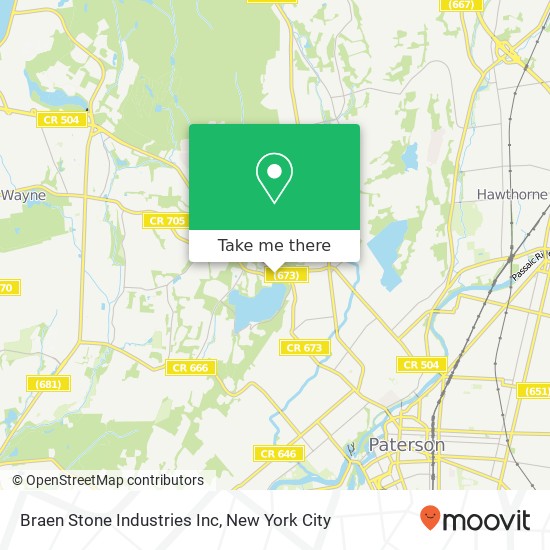 Mapa de Braen Stone Industries Inc