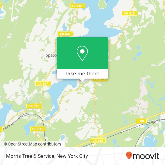 Morris Tree & Service map