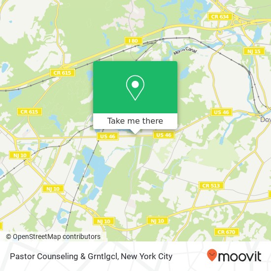 Pastor Counseling & Grntlgcl map