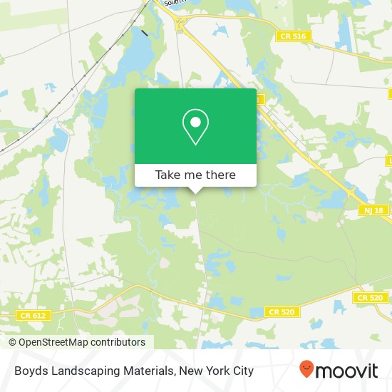 Mapa de Boyds Landscaping Materials