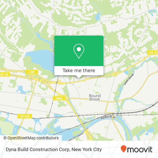 Dyna Build Construction Corp map