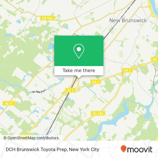 Mapa de DCH Brunswick Toyota Prep