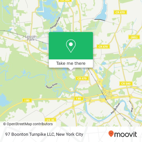 Mapa de 97 Boonton Turnpike LLC