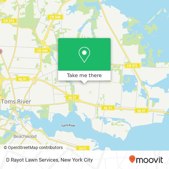 D Rayot Lawn Services map