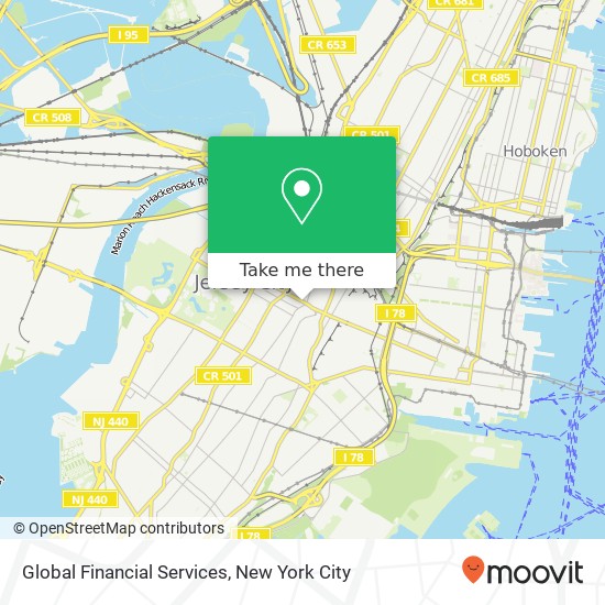 Global Financial Services map