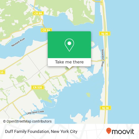 Mapa de Duff Family Foundation