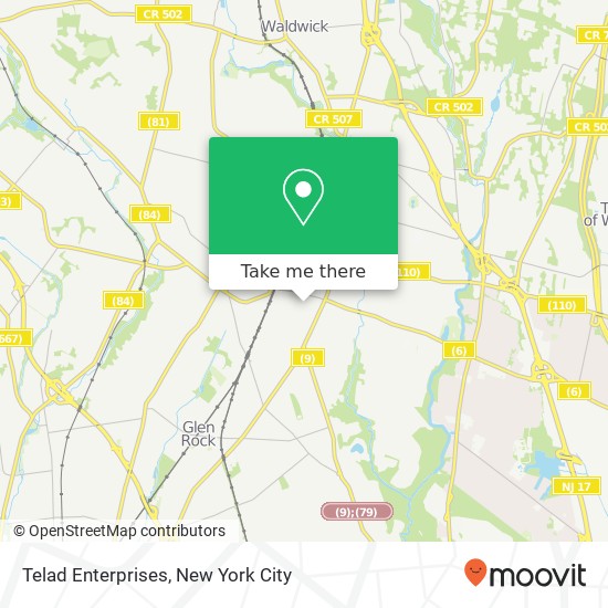Telad Enterprises map
