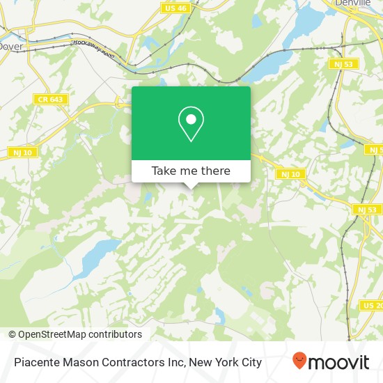 Piacente Mason Contractors Inc map