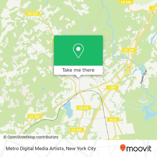 Metro Digital Media Artists map