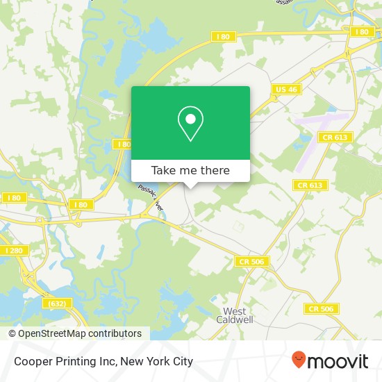 Cooper Printing Inc map