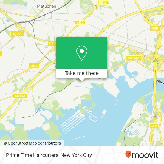 Prime Time Haircutters map