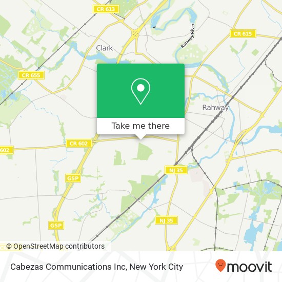 Mapa de Cabezas Communications Inc