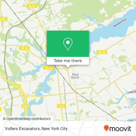 Vollers Excavators map