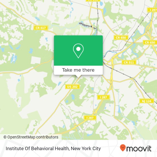 Institute Of Behavioral Health map