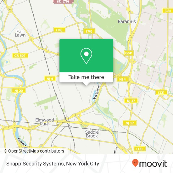 Snapp Security Systems map