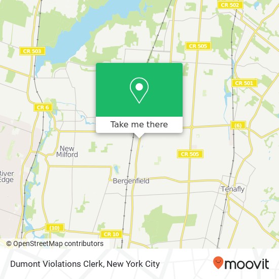 Mapa de Dumont Violations Clerk