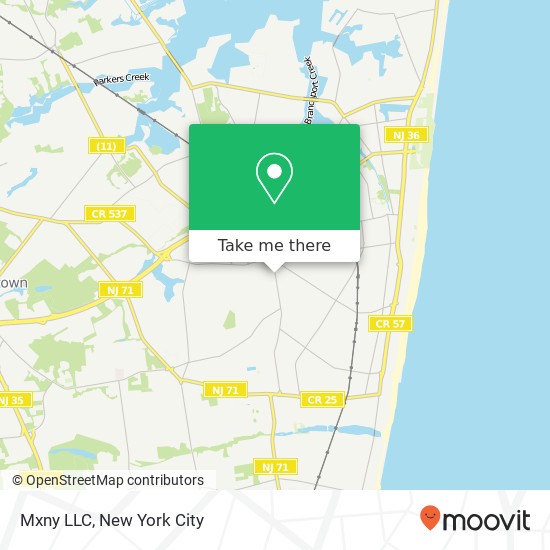 Mxny LLC map