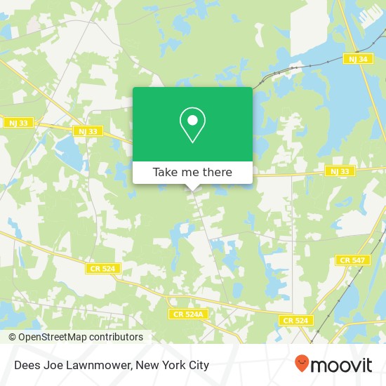 Dees Joe Lawnmower map