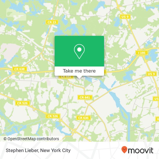 Stephen Lieber map