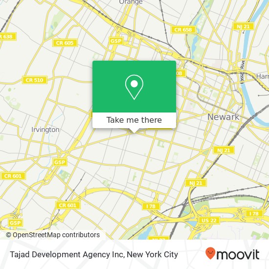 Tajad Development Agency Inc map
