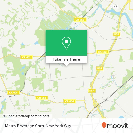 Metro Beverage Corp map