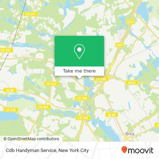 Mapa de Cdb Handyman Service