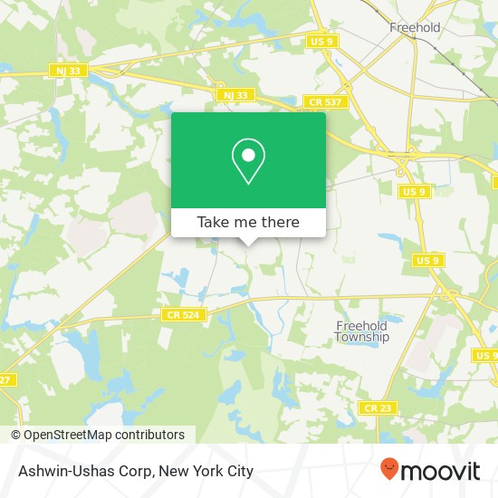 Mapa de Ashwin-Ushas Corp