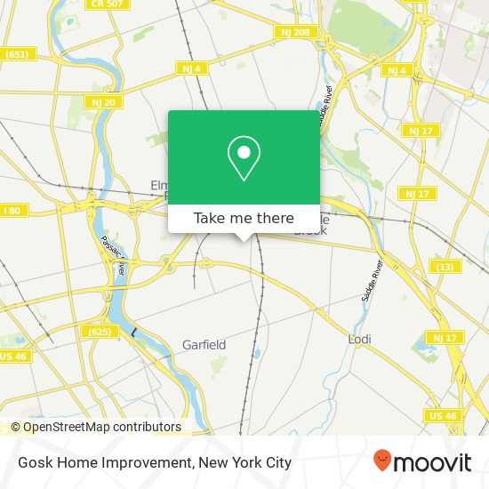 Mapa de Gosk Home Improvement