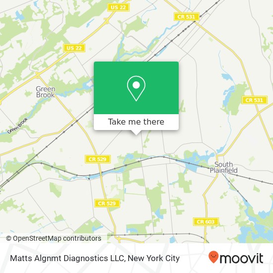 Mapa de Matts Algnmt Diagnostics LLC