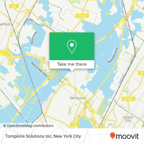 Mapa de Tompkins Solutions Inc